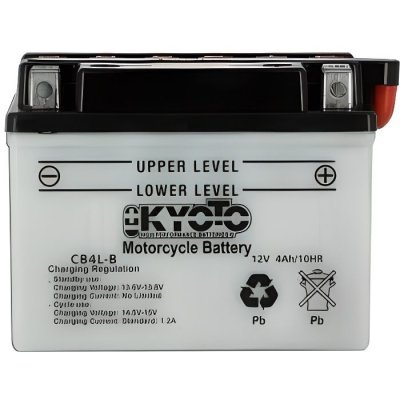 KYOTO Batterie  pour ULM Derbi 125 GPR R 2T 2005 &agrave; 2008 YB4L-B /