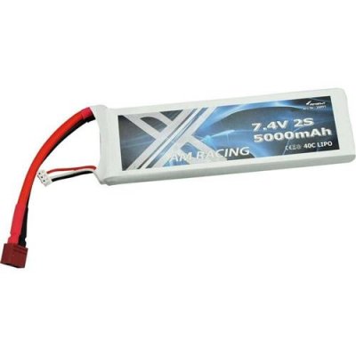 AMEWI Batterie LiPo 2S AM Racing 7.4V 5000mAh 40C