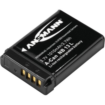 ANSMANN Batterie photo numerique type Canon NB-13L Li-ion 3.7V 1010mAh