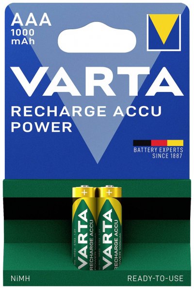 VARTA Batterie photo r03 professionnelle rechargeable 