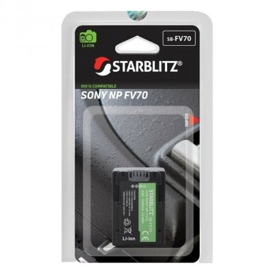 STARBLITZ Batterie Photo  Batterie Compatible Sony Np-fv70