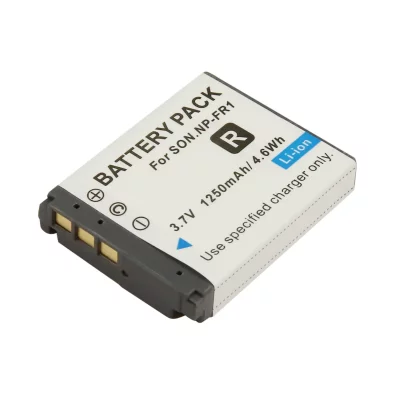 AVIZAR Batterie pour Appareil Photo Sony NP-FR1 Li-ion 3.7V 1250mAh 4.6Wh Gris