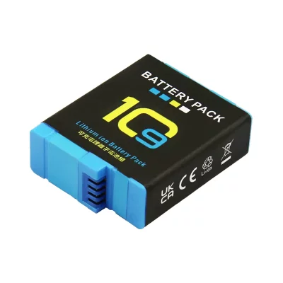 AVIZAR Batterie pour Camera GoPro Hero 9 / Hero 10 Li-ion 3.85V 1750mAh 6.9Wh Noir
