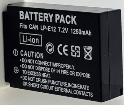 OTECH Batterie pour CANON EOS 100D - Garantie 1 an