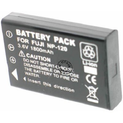 OTECH Batterie pour FUJI NP-120 BLACK - Garantie 1 an