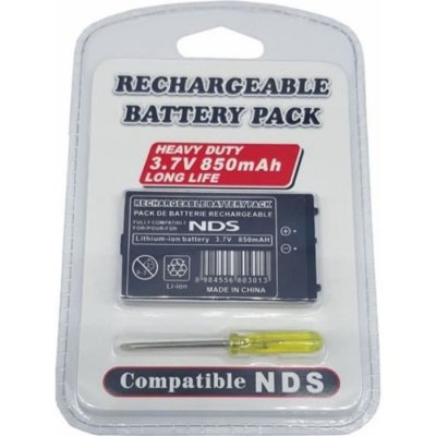 STRA&SZLIG;E GAME Batterie pour Nintendo DS - 850 mah 3,7 V + tournevis - NTR-003