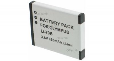 OTECH Batterie pour OLYMPUS LI-70B - Garantie 1 an