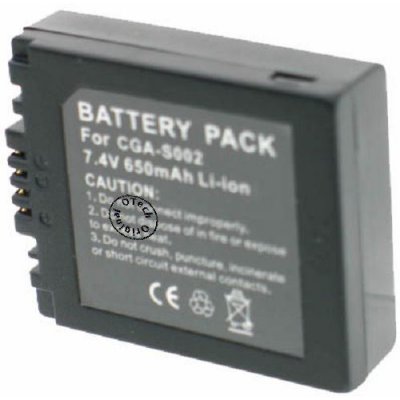 OTECH Batterie pour PANASONIC LUMIX DMC- FZ20 - Garantie 1 an