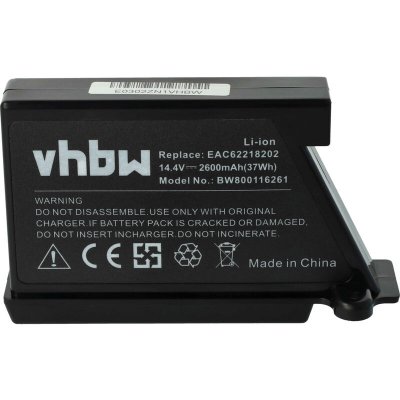 VHBW Batterie rechargeable aspirateur robot eac62218202, eac60766107 lg