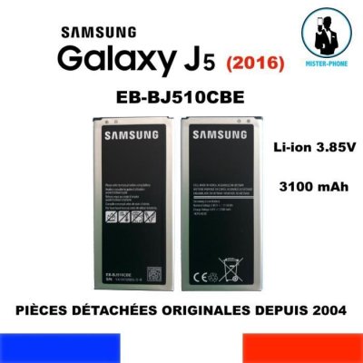 SAMSUNG Batterie  EB-BJ510CBE Li-ion pour Galaxy J510F Galaxy J5 2016 3100mAh