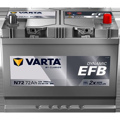 VARTA Batterie Start&Stop  N72 Blue Dynamic Efb 72 Ah - 760 A