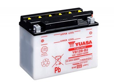 YUASA Batterie YB12B-B2 conventionnelle
