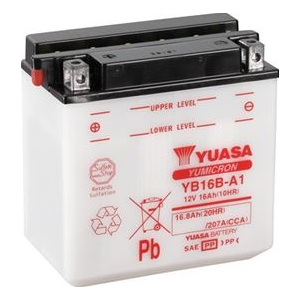 YUASA Batterie YB16B-A1 Conventionnelle Avec Entretien - Livr&eacute;e Sans Acide