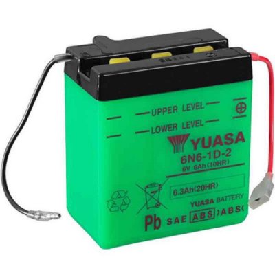 YUASA Batterie  6N6-1D-2 conventionnelle