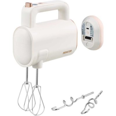 SENCOR Batteur &agrave; main -  - SHM 9130WH - 8 vitesses - Sans fil - Blanc