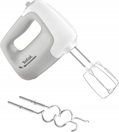 TEFAL Batteur &eacute;lectrique 450 W stable blanc et gris