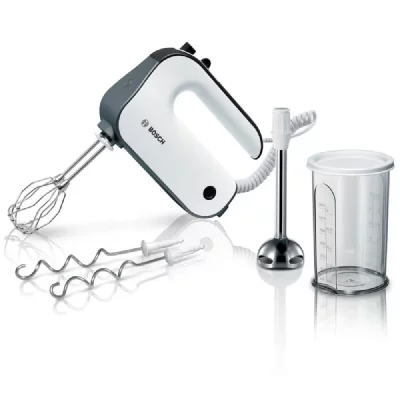 BOSCH Batteur MFQ4 850 W Blanc, Dark silver - MFQ49700