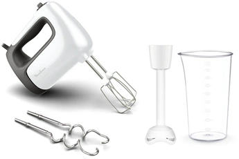 MOULINEX Batteur  PREP'MIX+ 500W HM461110 + 2 accessoires