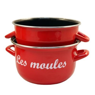 BAUMALU  312875 Marmite &agrave; Moules 24 cm Marquage Rouge