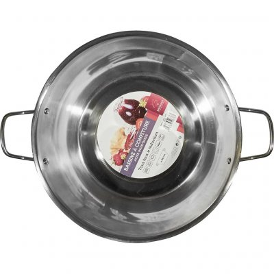BAUMALU  340676 Bassine &agrave; Confiture 38 cm en Acier Inoxydable