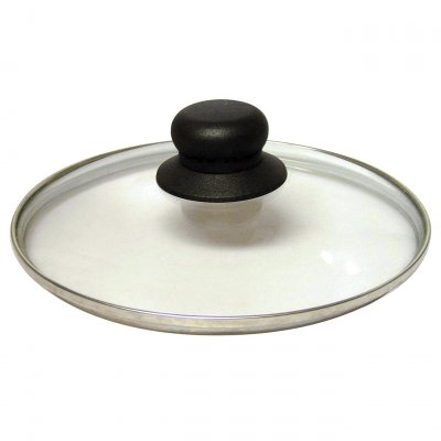 BAUMALU  383711 Couvercle Verre 16 cm Cercl&eacute; Inox