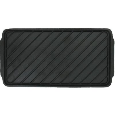 BAUMALU  385224 Plancha 38 cm en Fonte Utilisable des Deux C&ocirc;t&eacute;s