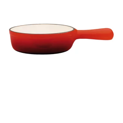 BAUMALU  Caquelon rouge pour fondue savoyarde les Hivernales