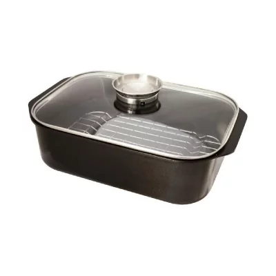 BAUMALU  Rotissoire Fonte Aluminium - 33 X 21 Cm