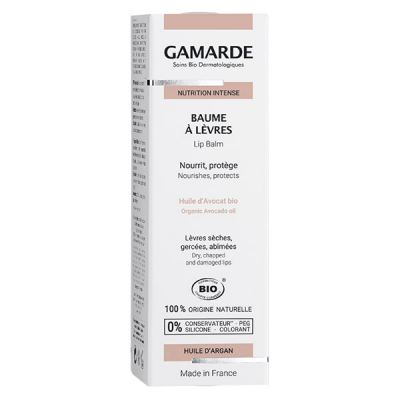 GAMARDE Baume &agrave; L&egrave;vres 'Nutrition Intense' - Adoucissant et Protecteur - 10g