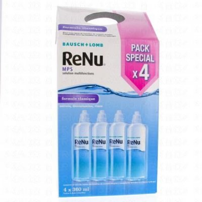 BAUSCH & LOMB  ReNu MPS Solution Multifonctions 4x360ml