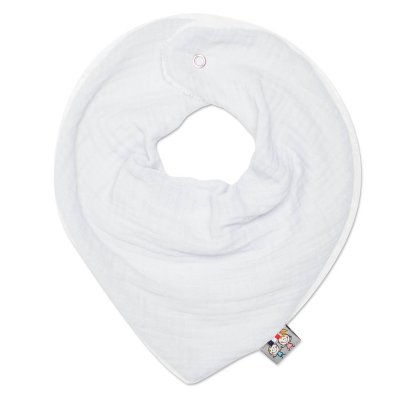 SEVIRA KIDS Bavoir bandana - jeanne - blanc BAV-BND-JEANNE-BLANC