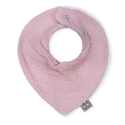 SEVIRA KIDS Bavoir bandana - jeanne - rose BAV-BND-JEANNE-ROSE
