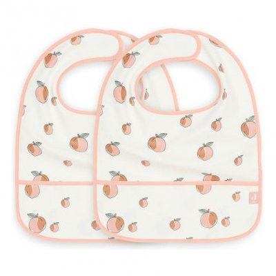 JOLLEIN Bavoir Imperm&eacute;able Peach (x2) - 