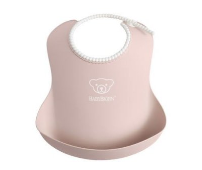 BABYBJORN Bavoir Souple  - Rose Poudr&eacute;