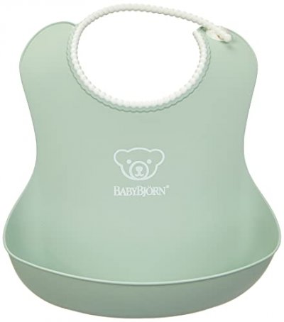 BABYBJORN Bavoir Souples B&eacute;b&eacute; Vert Pastel 
