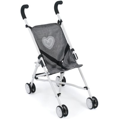 BAYER CHIC 2000 -Mini Poup&eacute;e Buggy, 601 76, Couleur : Gris Jean, 52 cm