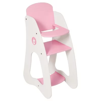 BAYER  design - 50101 - mobilier de poup&eacute;e - chaise - haute princesse rose - 32/22/53 cm