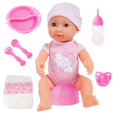 BAYER  Design 94071AA Poupon Nouveau-N&eacute; - Piccolina Newborn Baby, Rose