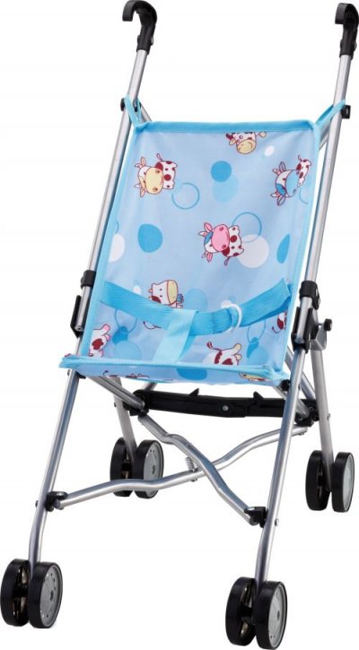 BAYER  Poussette Canne pour poup&eacute;e - Bleu  - 55 cm
