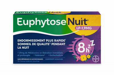 EUPHYTOSE Bayer Sant&eacute;  Nuit LP 1,9 mg 15 Comprim&eacute;s