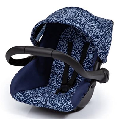 BAYER DESIGN BAYER Siege Auto de Poup&eacute;e Bleu Marine