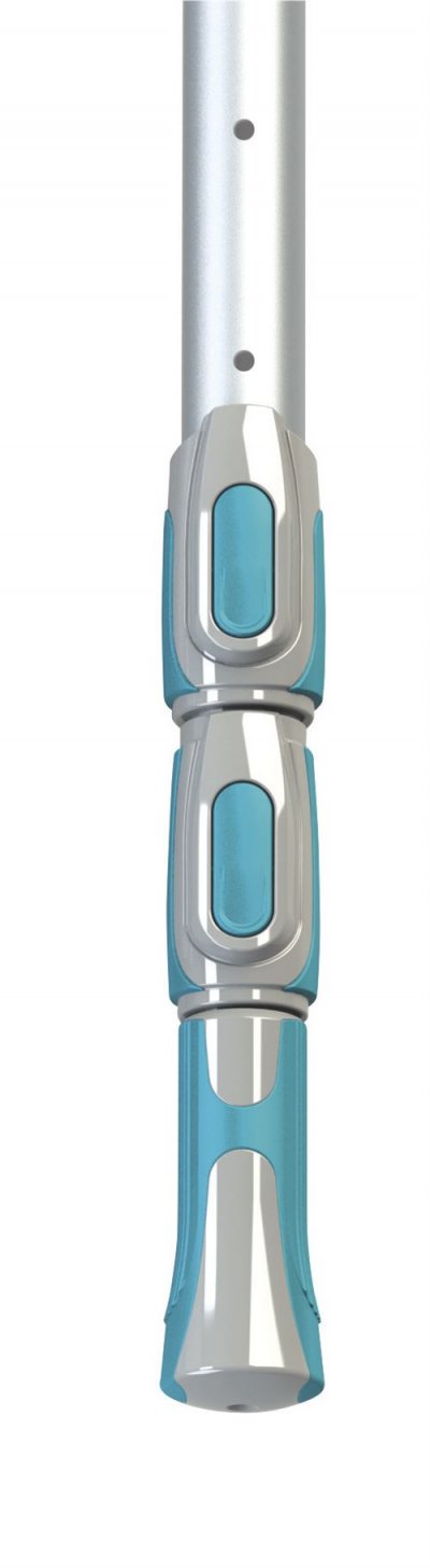 BAYROL  - Manche t&eacute;lescopique aluminium 3 sections 450 cm