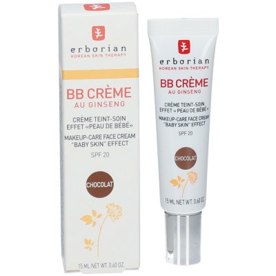ERBORIAN Bb Cr&egrave;me au Ginseng - Clair- Cr&egrave;me teint-soin effet "peau de b&eacute;b&eacute;