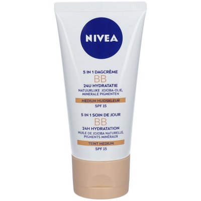 NIVEA Bb cr&egrave;me  hydratation 24h teinte m&eacute;dium + &eacute;clat fps 15 essentials 50ml