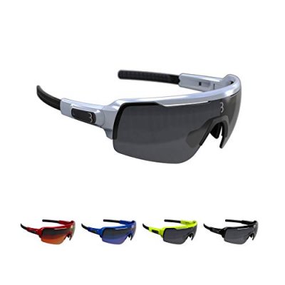 BBB  Lunettes de Sport Commander Mixte, Glossy White, Taille Unique