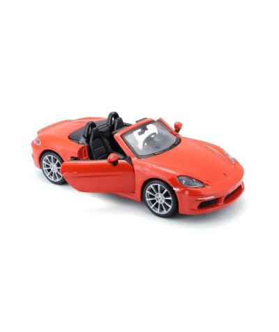 BBURAGO  Voiture Porsche 718 Boxter 1/24eme - Orange 