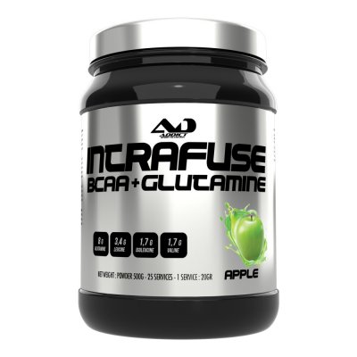 ADDICT SPORT NUTRITION BCAA + Glutamine Intrafuse - Apple 500g 