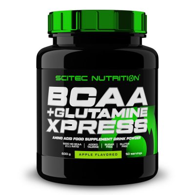 SCITEC NUTRITION BCAA + Glutamine Xpress  600g Pomme 