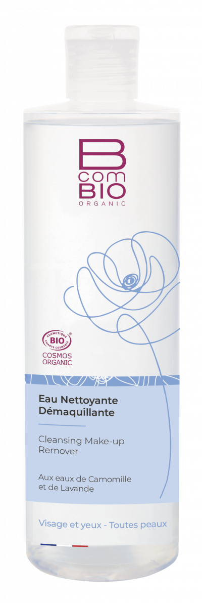 BCOMBIO  Eau Nettoyante D&eacute;maquillante - Toutes peaux, 400ml