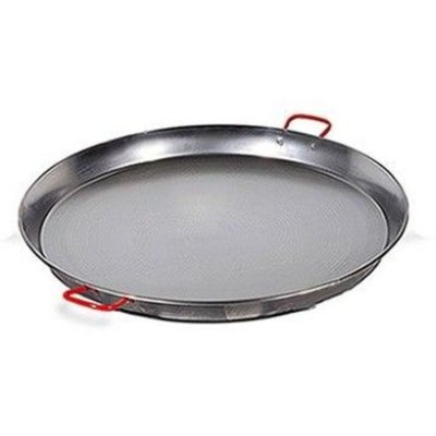 LA IDEAL BCSA 10034 Plat &agrave; Pa&euml;lla Acier Poli Noir 34 cm